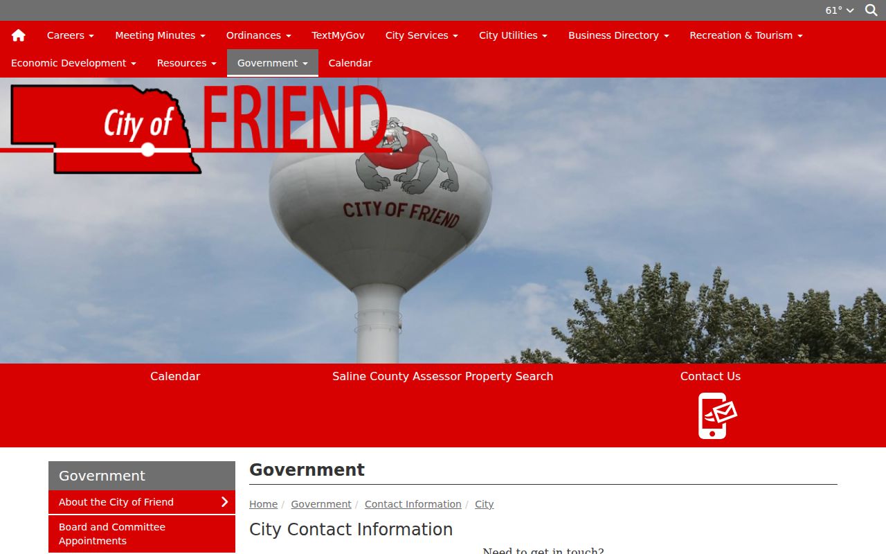 Friend police and Sheriff-monitored contact for Friend warrant records